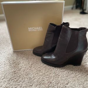 Michael lord platform wedges boots